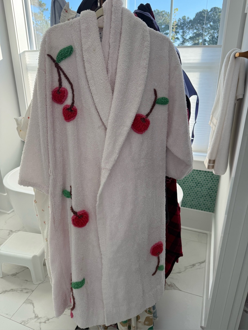 Chenille robe